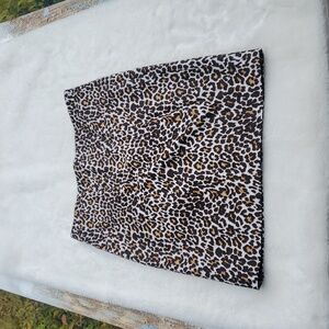 J. Crew Leopard Print Pencil Skirt